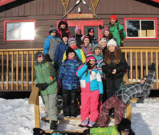 Winter Campers at Wanakita